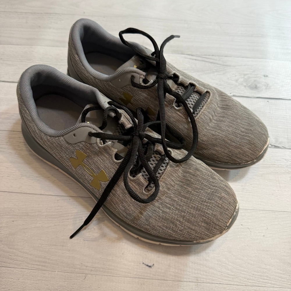 Under Armour Shoes Remix Lace Up‎ Sneakers 3020194-102 Gray Fabric womens 8